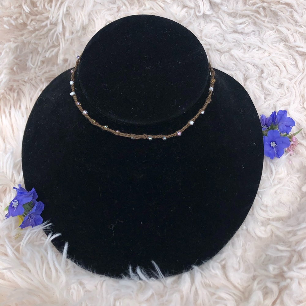 crochet necklace